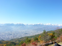 池田町より北アルプスを臨む